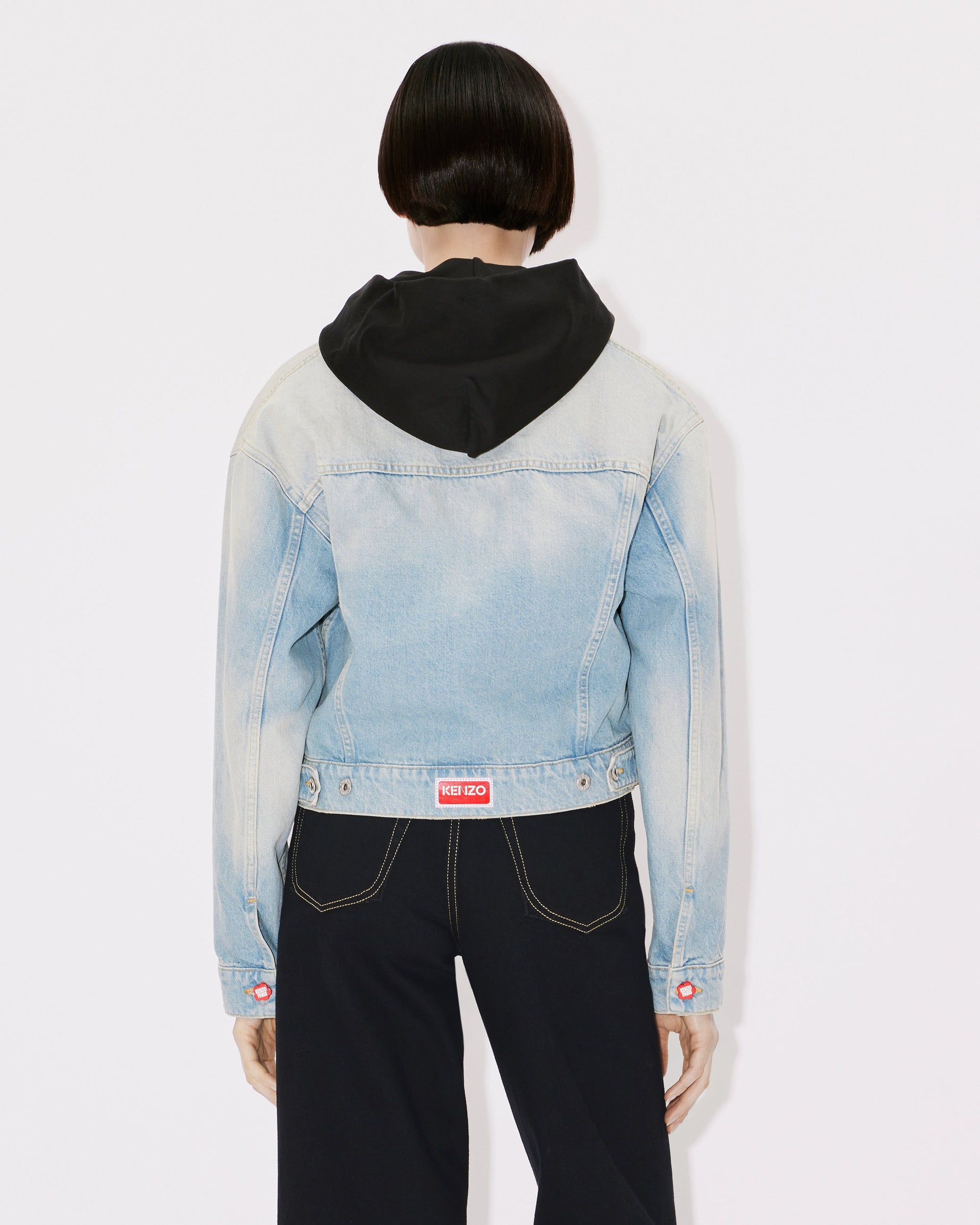 Veste en denim courte - Medium Stone Blue