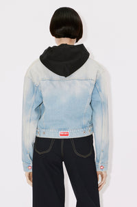Short denim jacket - Medium Stone Blue