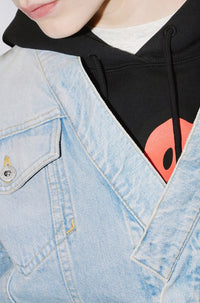 Veste en denim courte - Medium Stone Blue