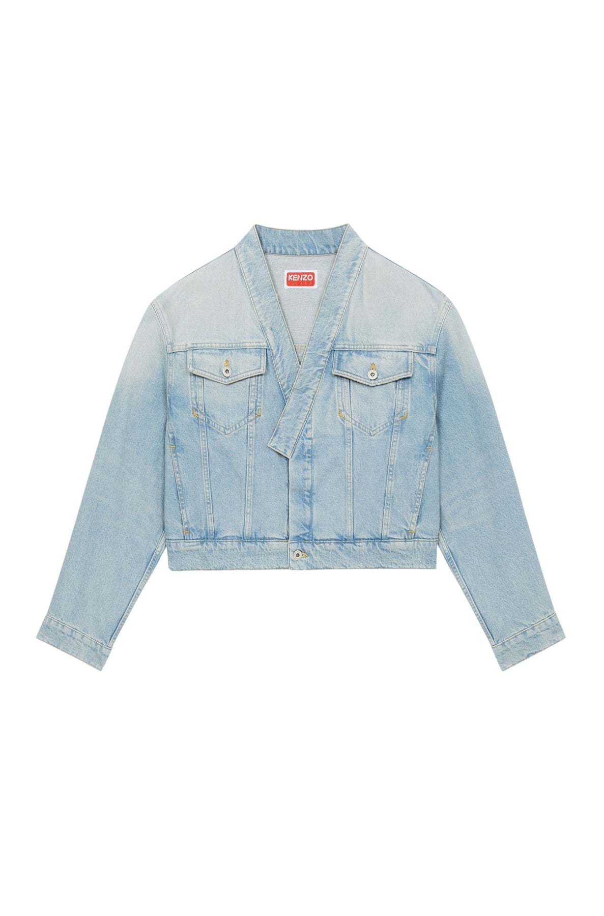 Veste en denim courte - Medium Stone Blue