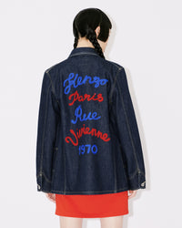 Kenzo Rue Vivienne' denim workwear jacket - Rinse Blue Denim