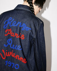 Kenzo Rue Vivienne' denim workwear jacket - Rinse Blue Denim