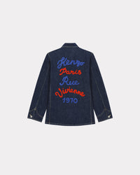 Kenzo Rue Vivienne' denim workwear jacket - Rinse Blue Denim