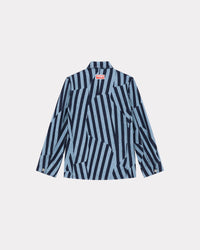 Veste de travail à rayures Dazzle en denim - Rinse Blue