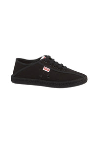 Lace-up espadrille trainers - Black