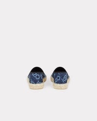 Logo flat espadrilles in denim - Rinse Blue