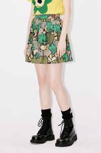 Kimono mini-skirt Kenzo Camo - Dark Khaki