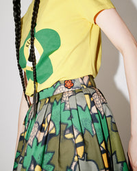 Kimono Kenzo Camo' mini skirt - Dark Khaki