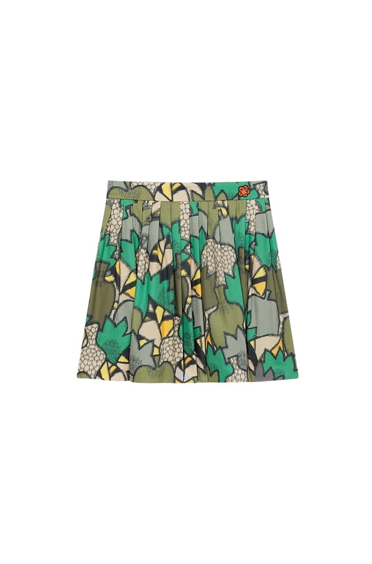 Kimono Kenzo Camo' mini skirt - Dark Khaki