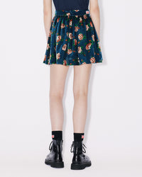 Mini-jupe Roses - Duck Blue