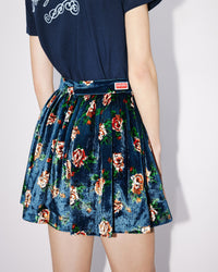 Mini-jupe Roses - Duck Blue