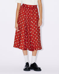 Jupe midi à fleurs Teddy - Cherry