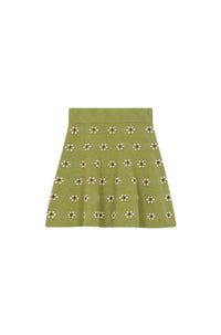 Popcorn Fairisle Mini Skirt