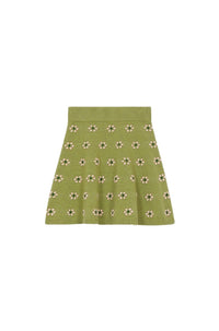 Popcorn Fairisle Mini Skirt