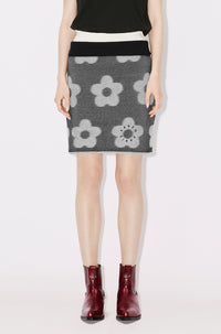 Reversible mini skirt - Black