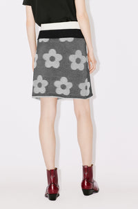Reversible mini skirt - Black