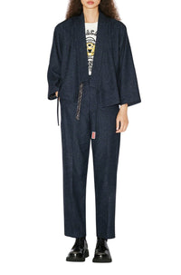 Pantalon tailleur à carreaux - Midnight Blue