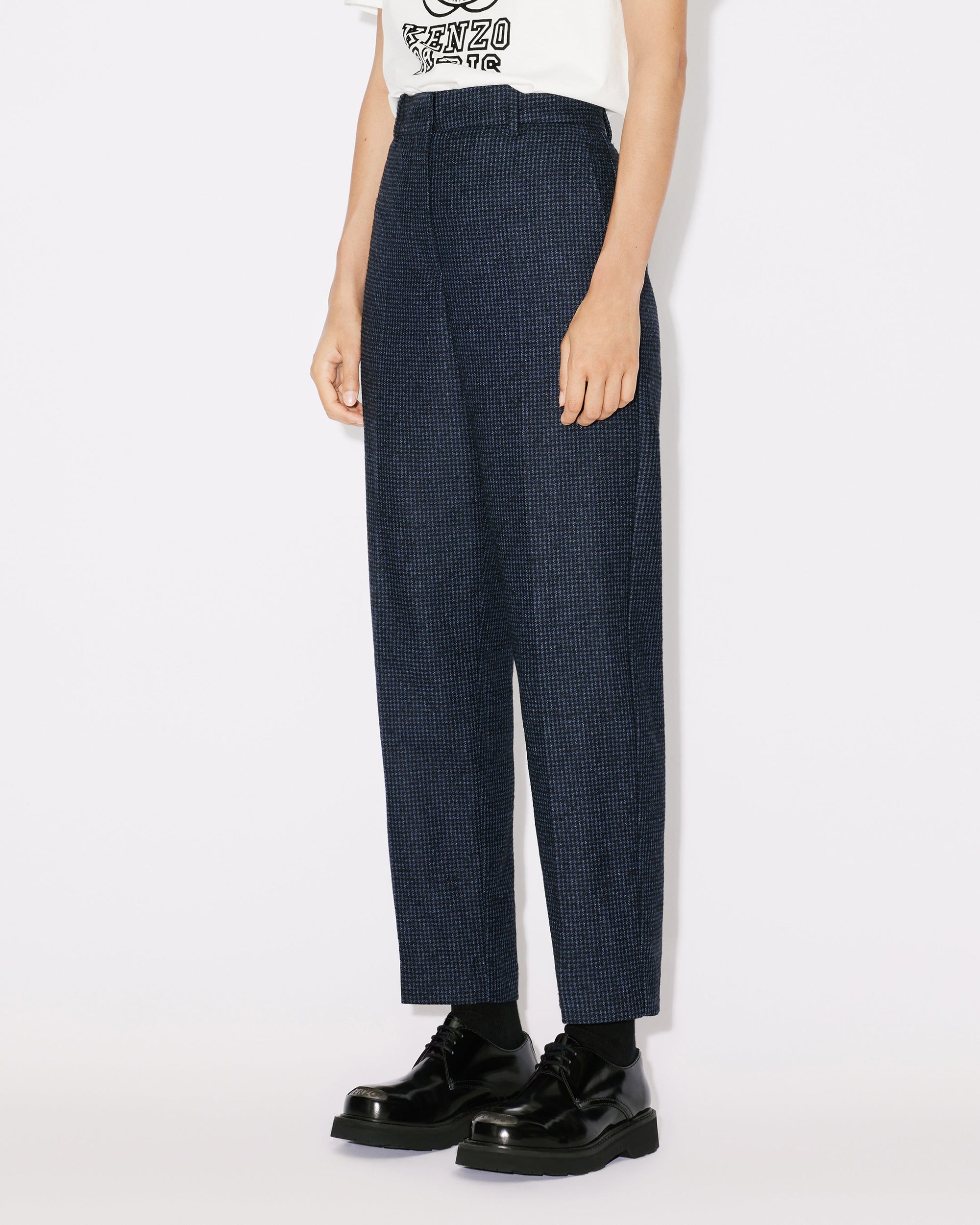 Pantalon tailleur à carreaux - Midnight Blue