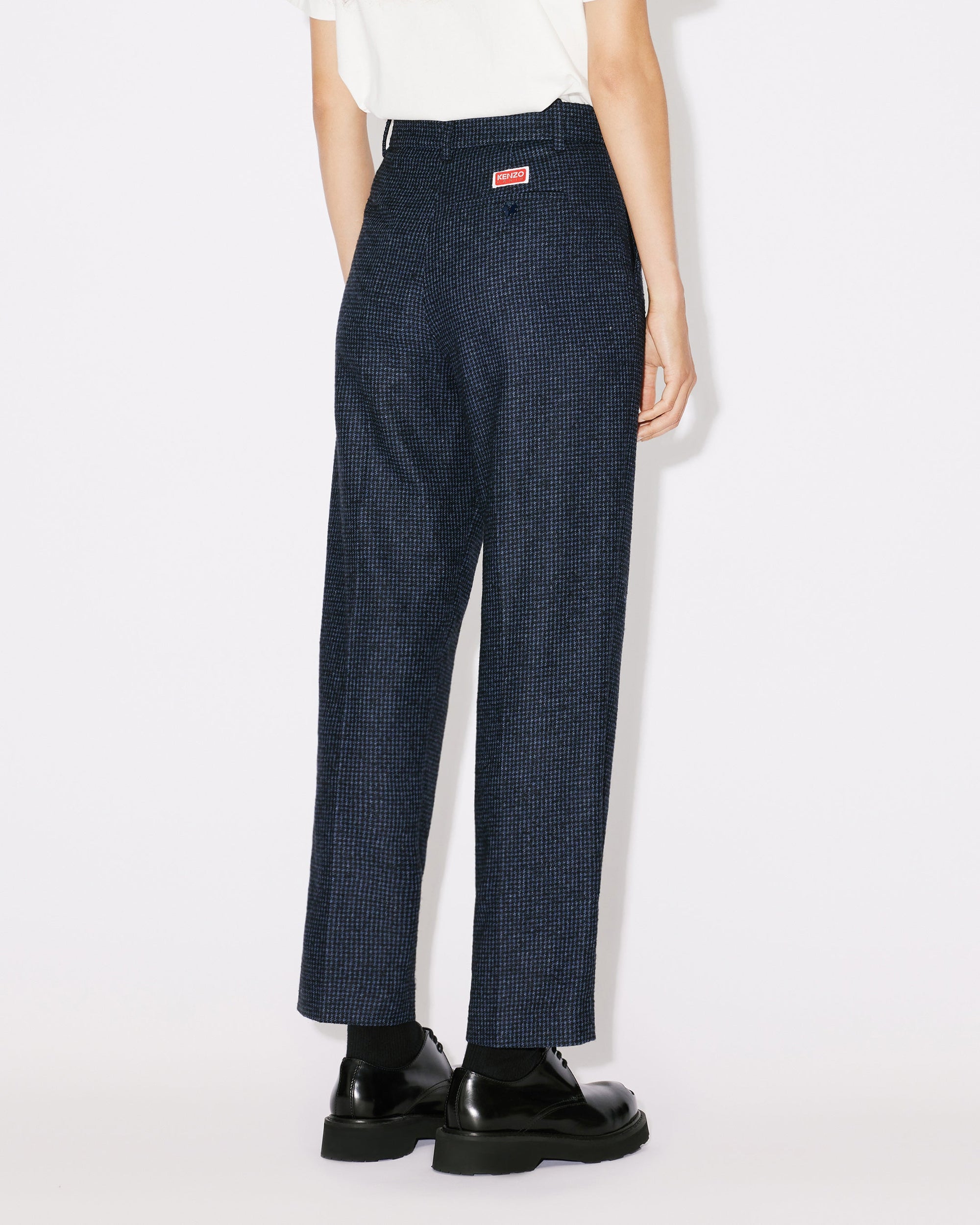 Pantalon tailleur à carreaux - Midnight Blue