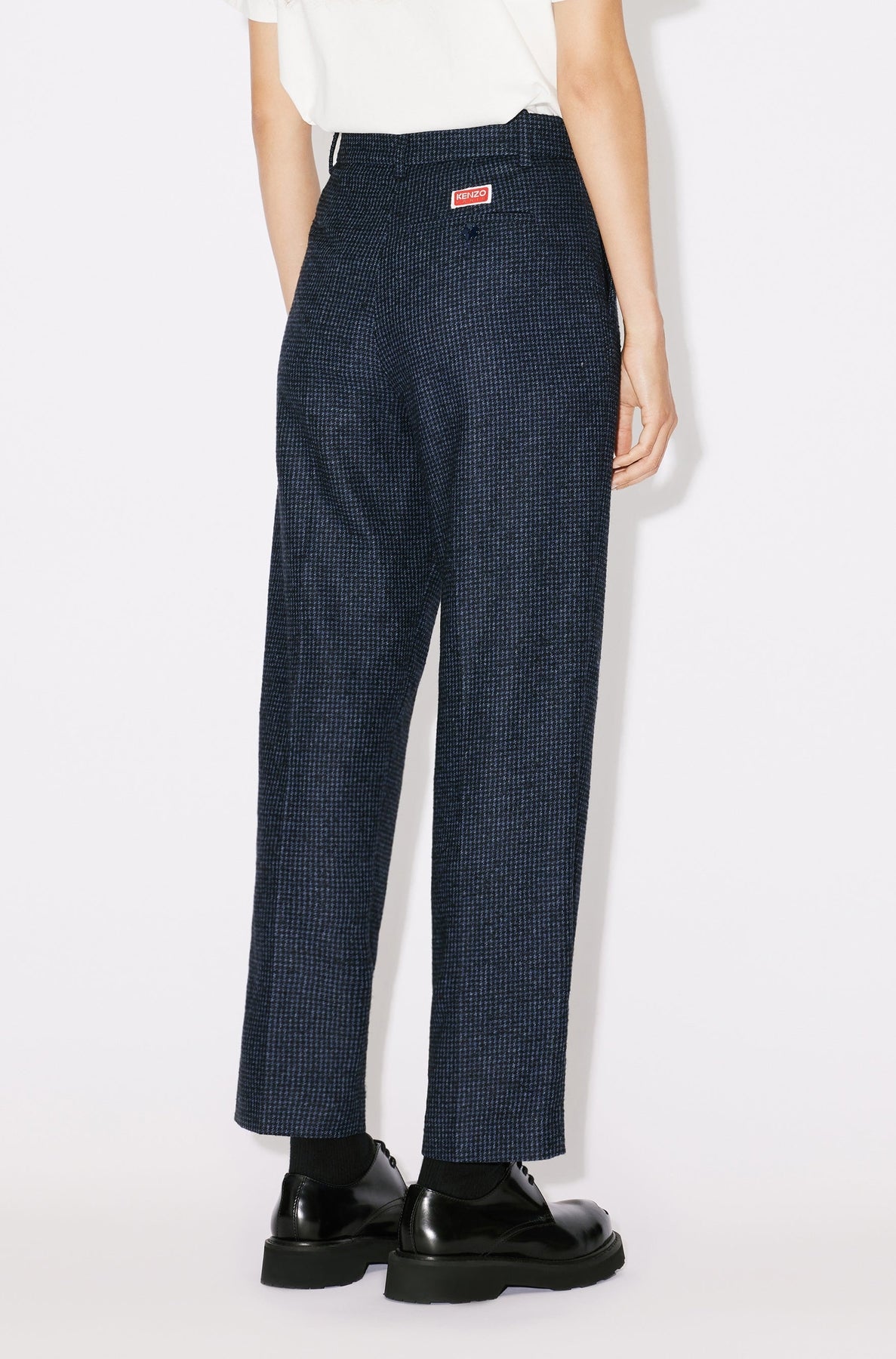 Pantalon tailleur à carreaux - Midnight Blue