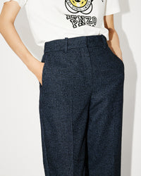 Pantalon tailleur à carreaux - Midnight Blue