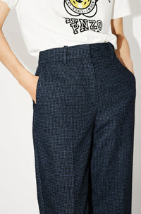 Pantalon tailleur à carreaux - Midnight Blue