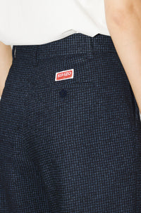 Pantalon tailleur à carreaux - Midnight Blue
