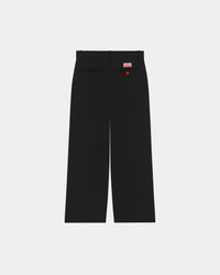 Pantalon plissé en laine - Black