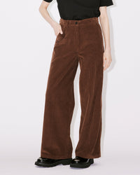 Pantalon large - Dark Brown