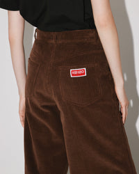Pantalon large - Dark Brown