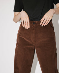 Pantalon large - Dark Brown