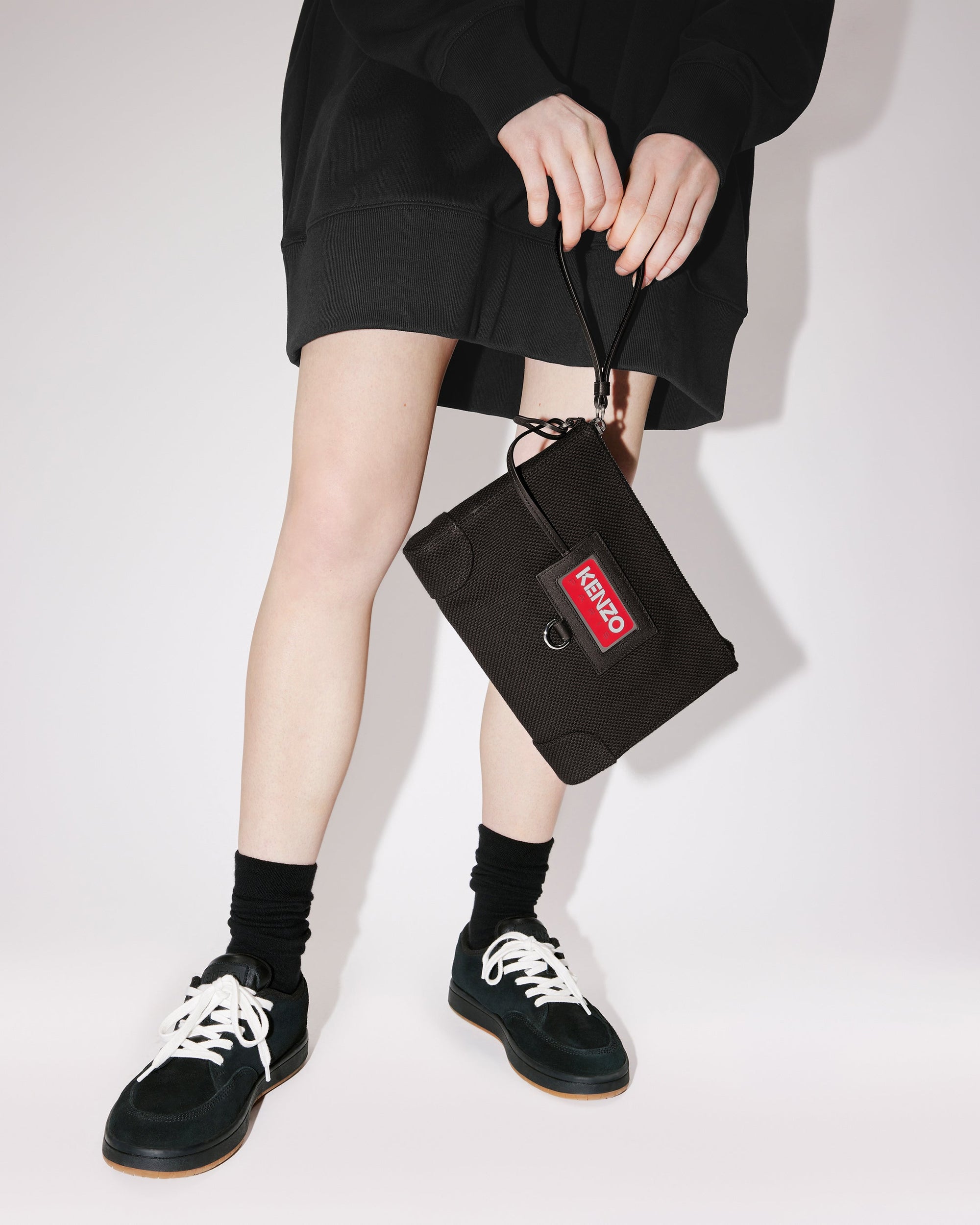 Pochette à soufflet - Black