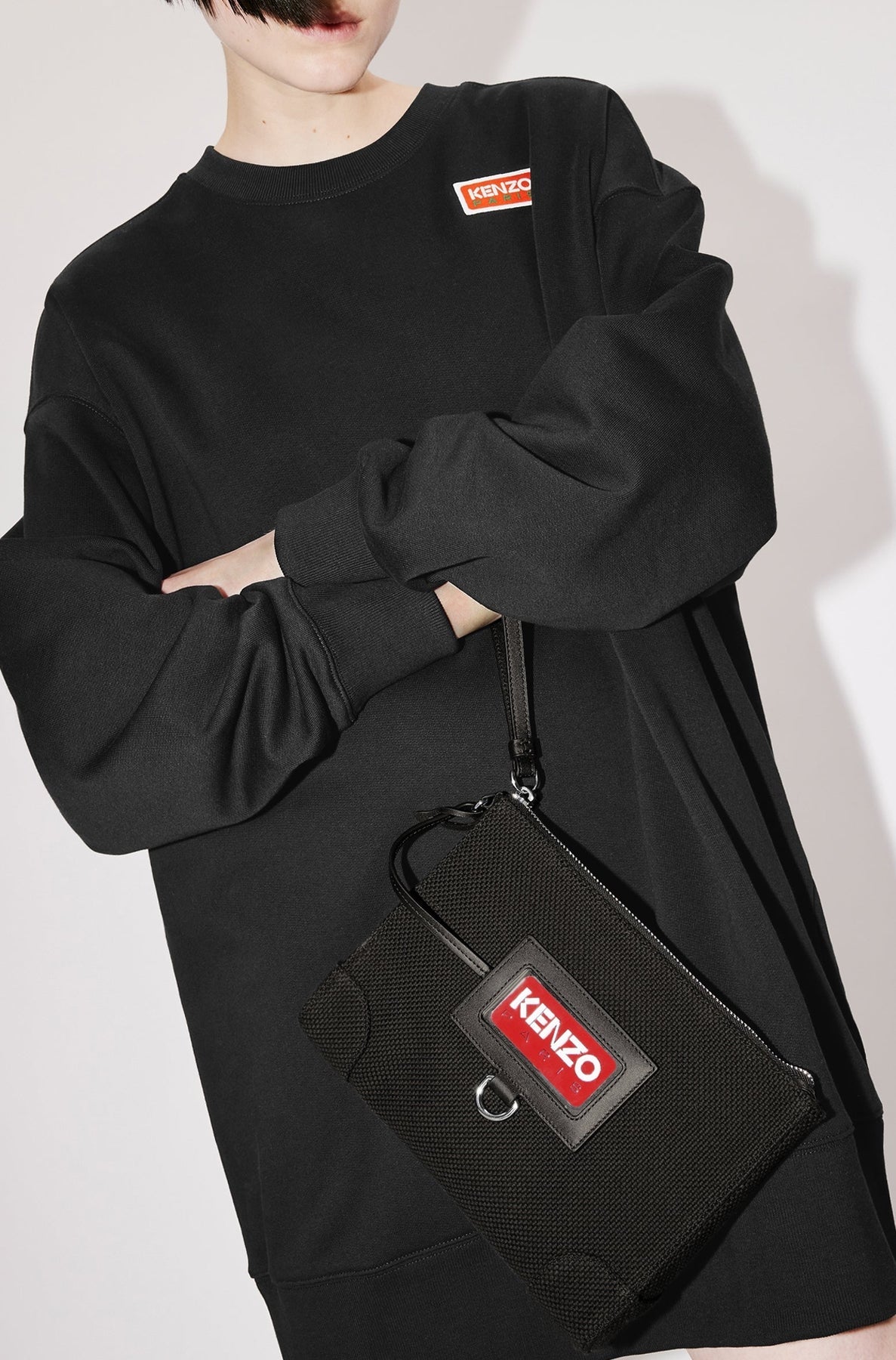 Pochette à soufflet - Black