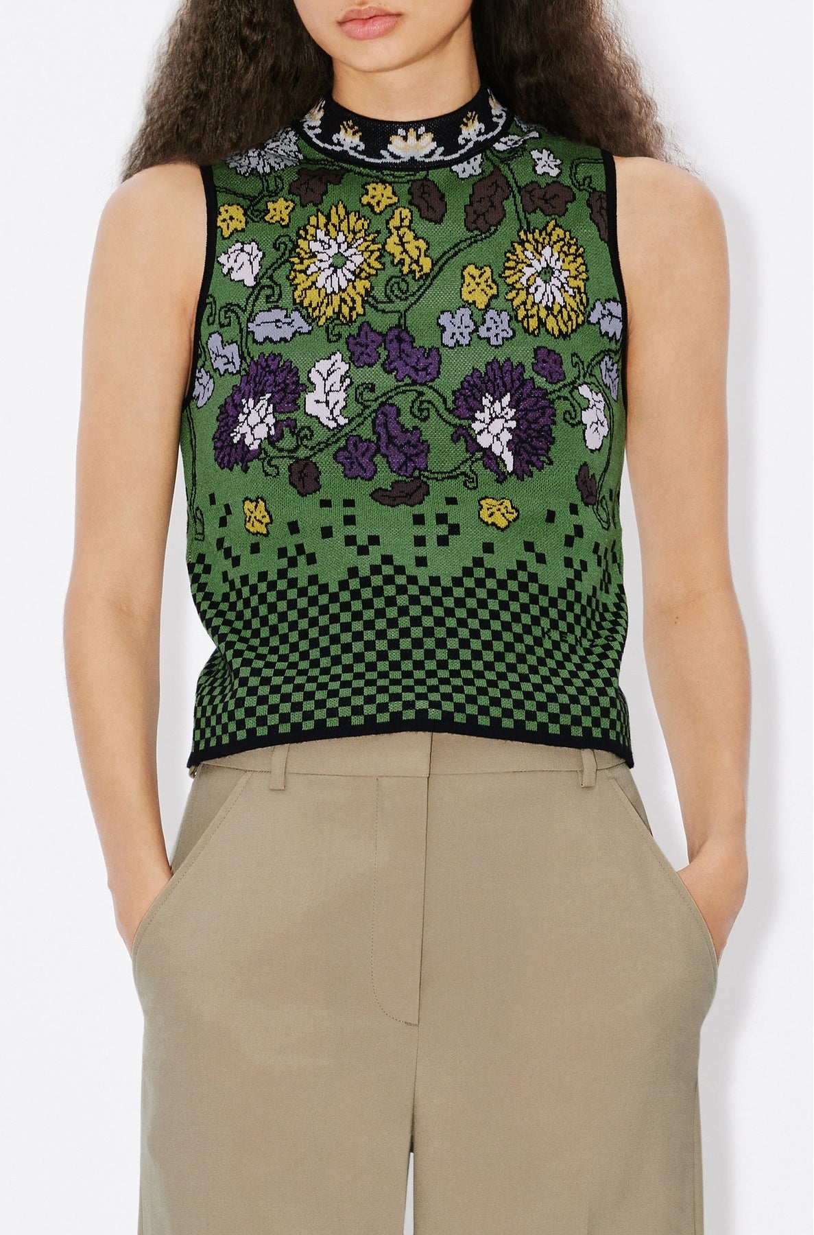 Pull "Kenzo Archive Floral" - Grass Green