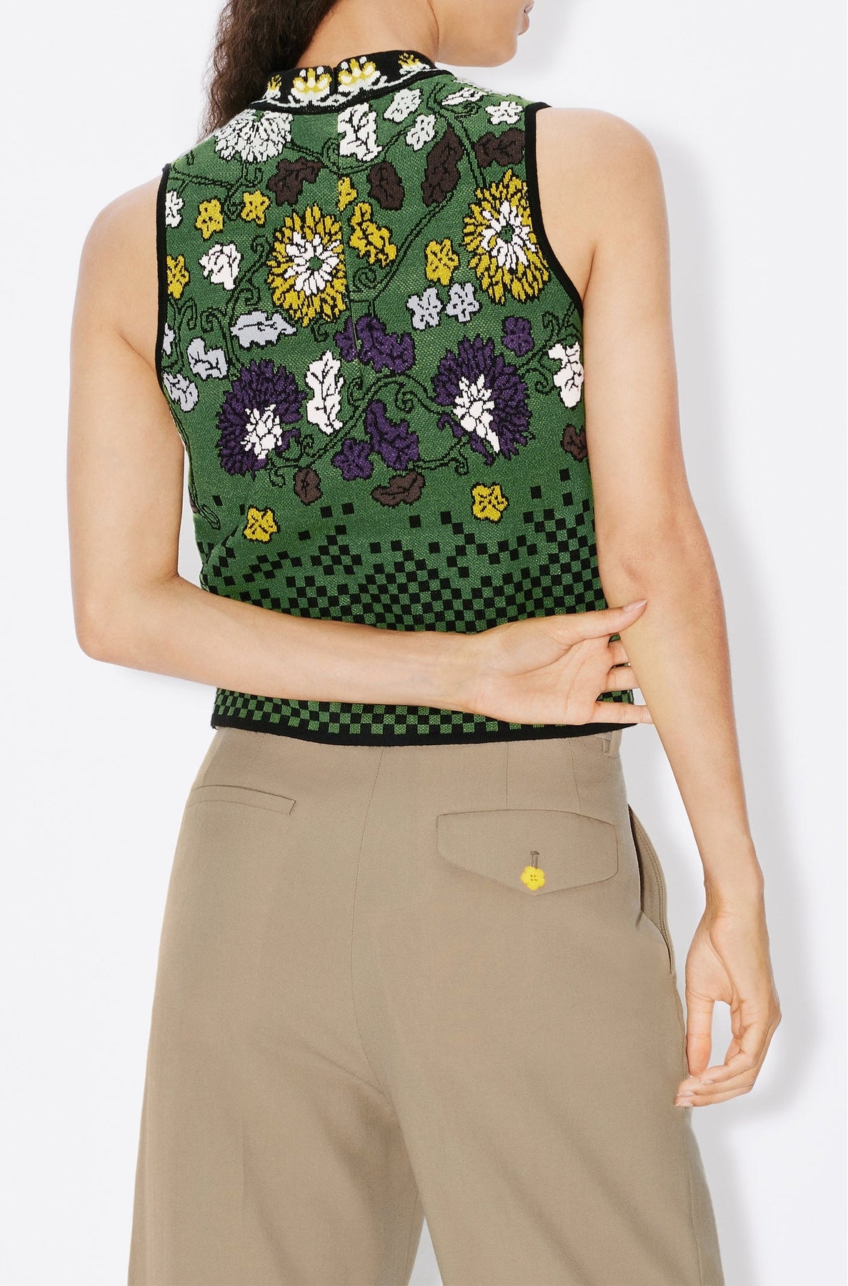 Pull "Kenzo Archive Floral" - Grass Green