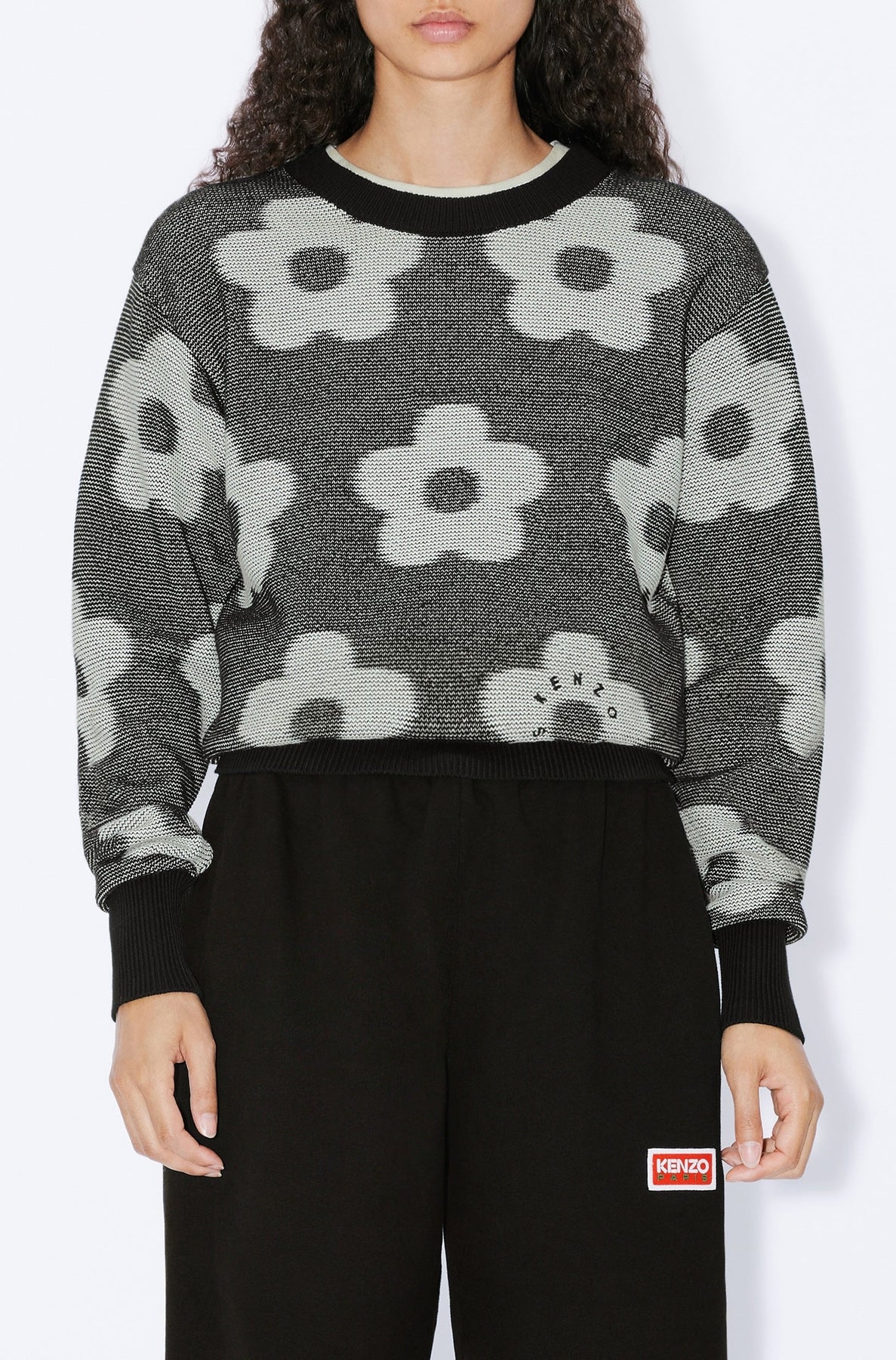 Flower Jacquard Jumper