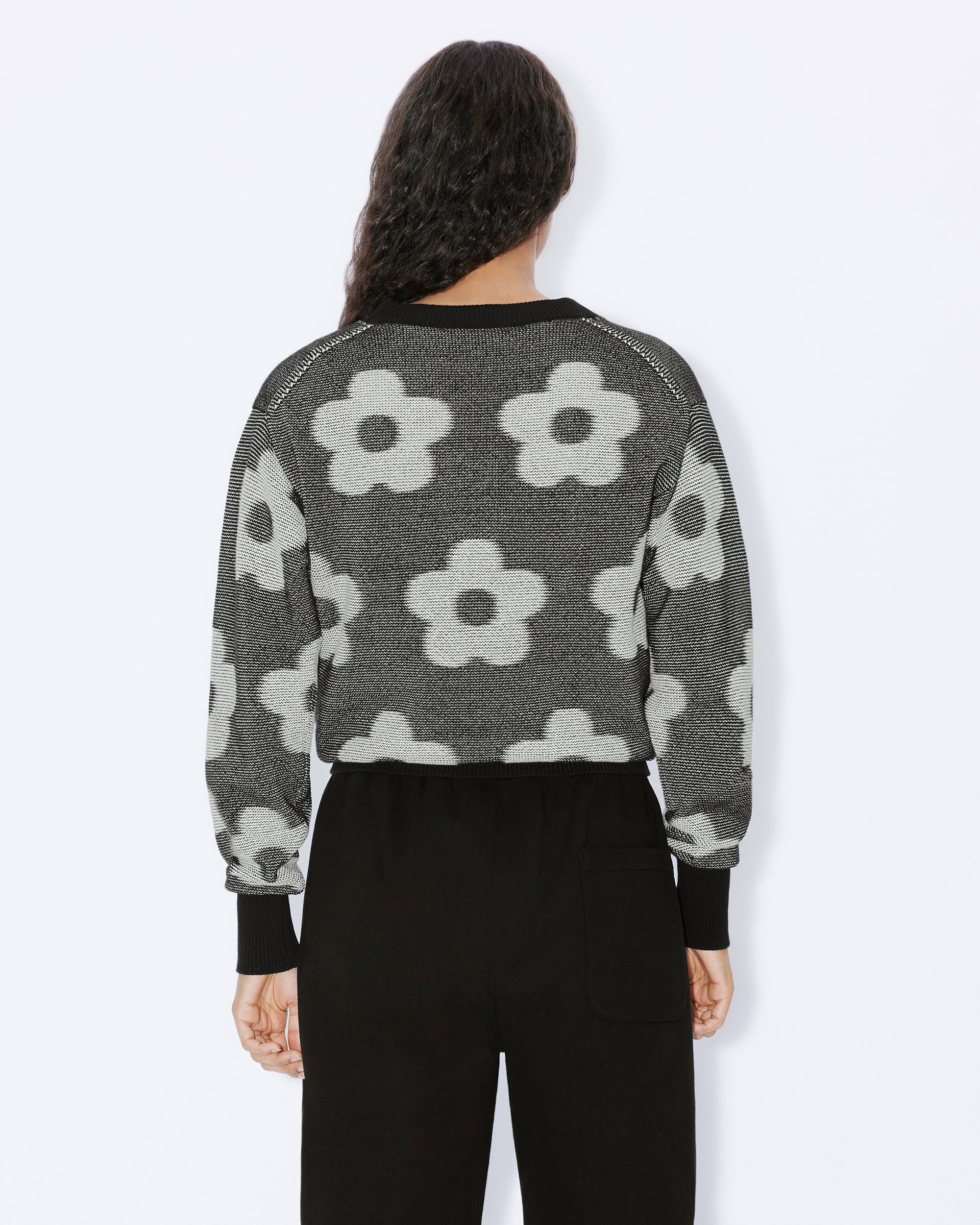 Flower Jacquard Jumper