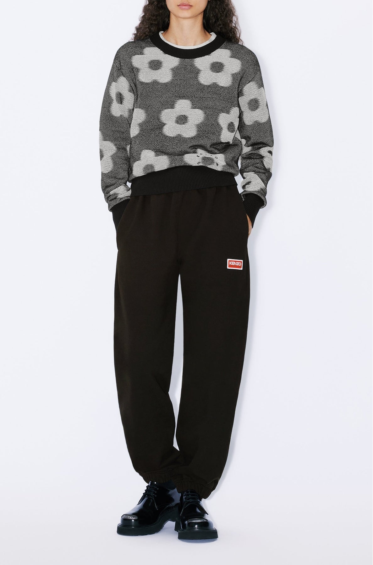 Flower Jacquard Jumper