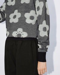 Flower Jacquard Jumper