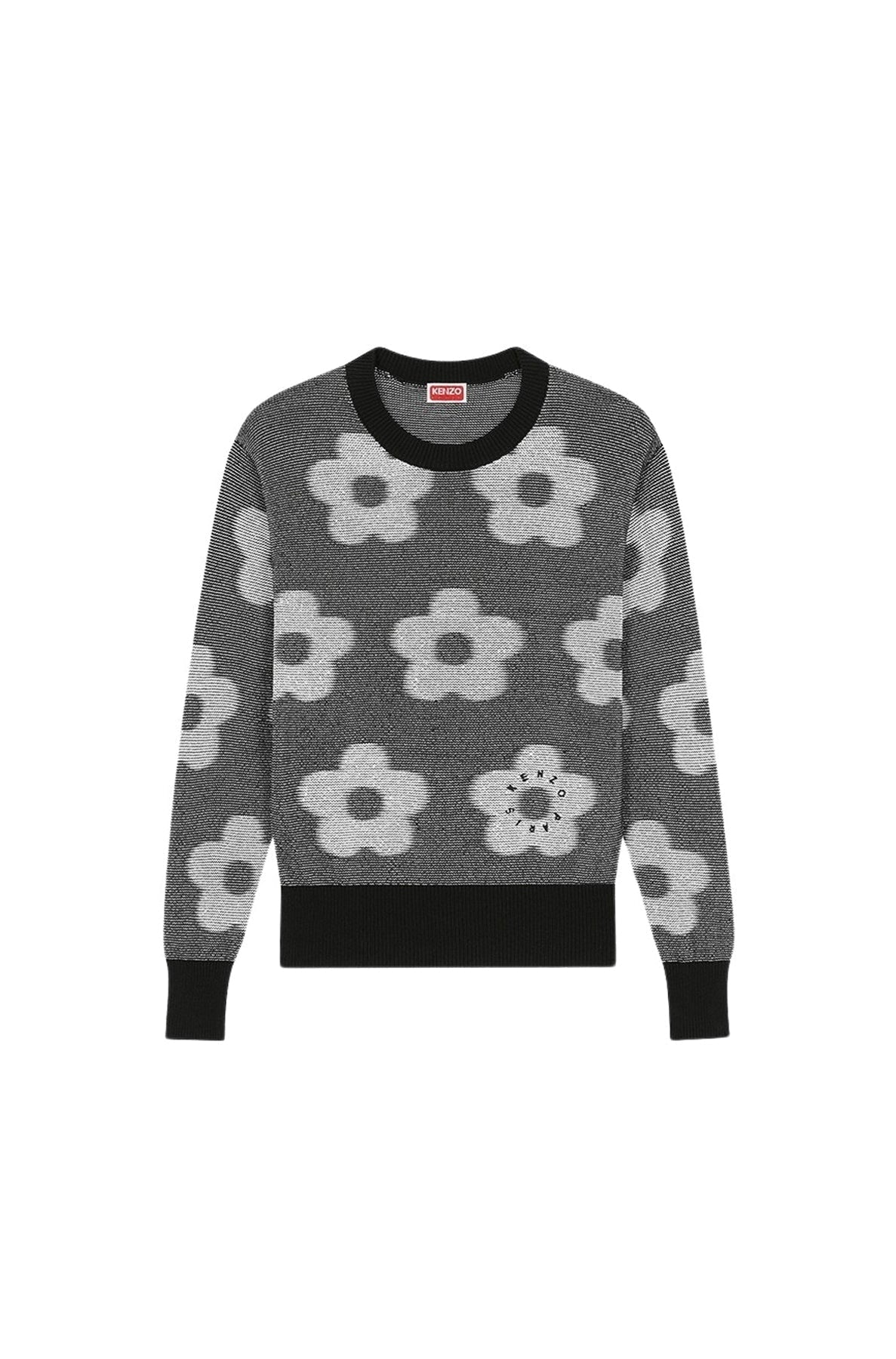 Flower Jacquard Jumper