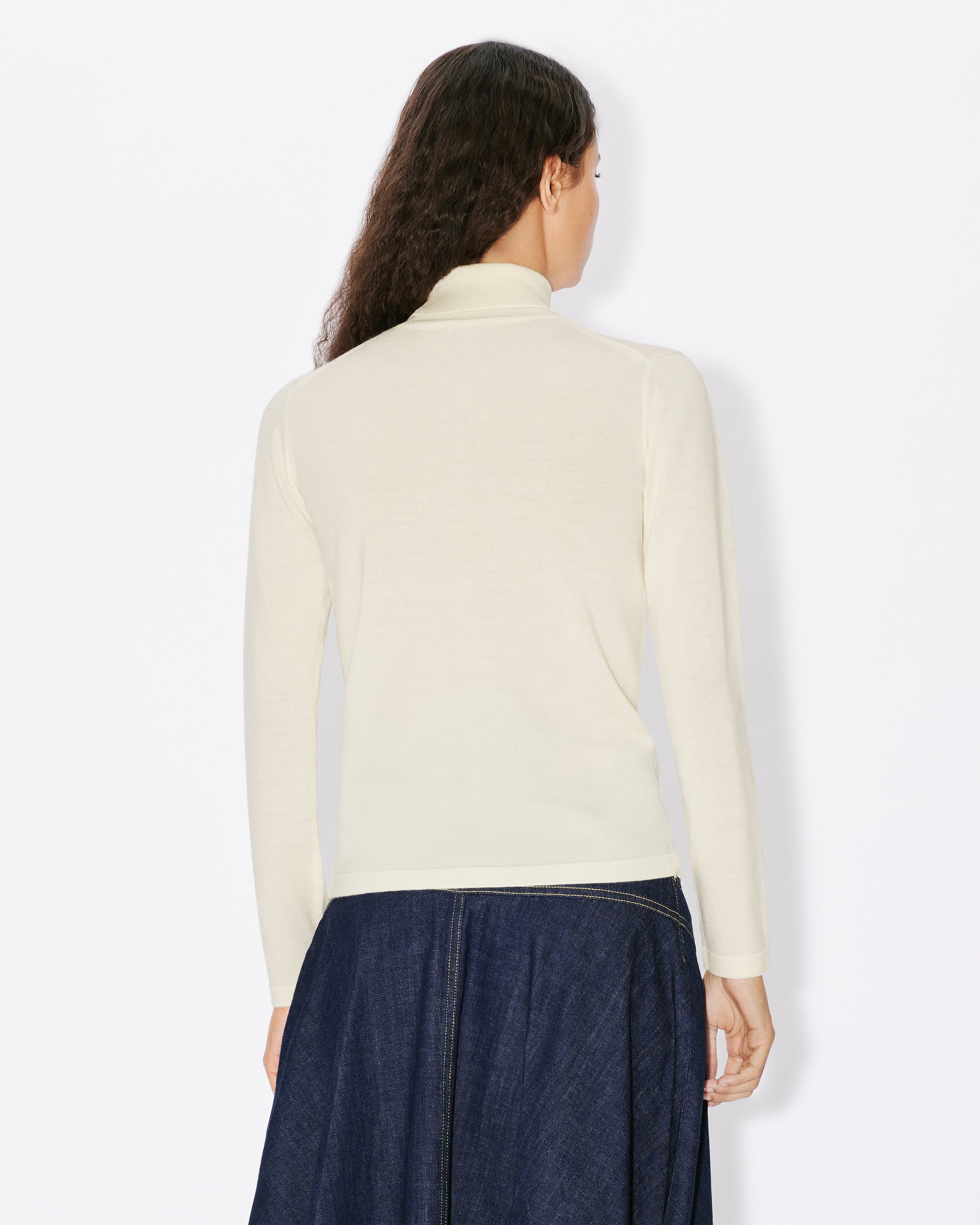 Pull "Kenzo Target" en laine - Off White