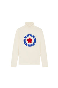 Pull "Kenzo Target" en laine - Off White