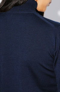 Pull "Kenzo Target" en laine - Midnight Blue