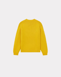 Pull brodé "Kenzo Kingyo Placé" en laine - Honey