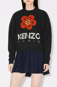 Boke Flower wool jumper - Black
