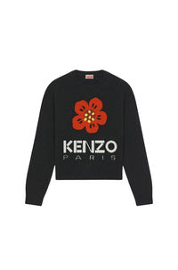 Boke Flower wool jumper - Black