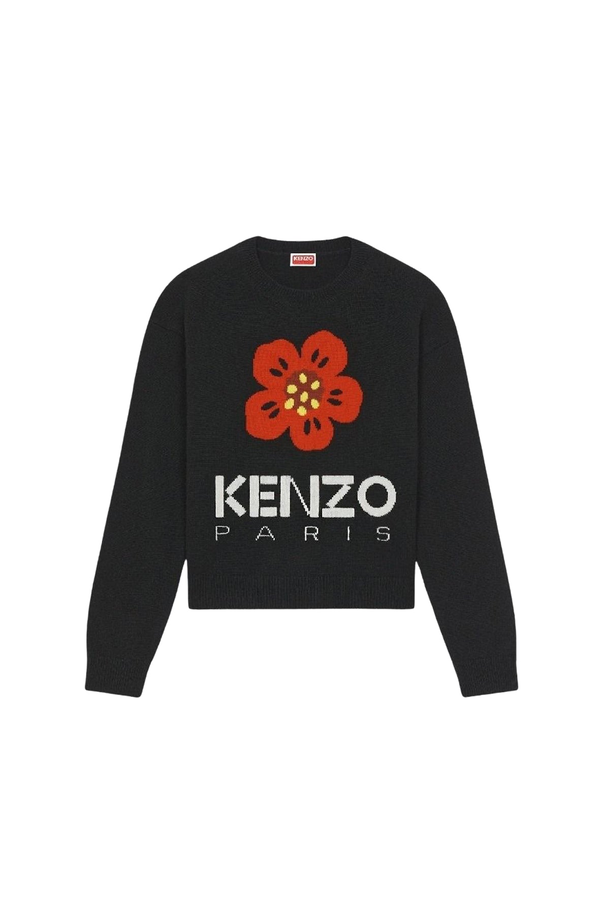 Boke Flower wool jumper - Black
