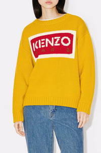 Pull Kenzo Paris en laine - Golden Yellow