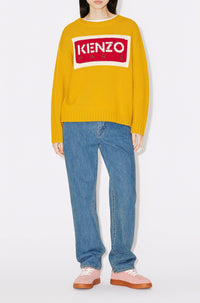 Pull Kenzo Paris en laine - Golden Yellow