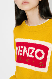 Pull Kenzo Paris en laine - Golden Yellow